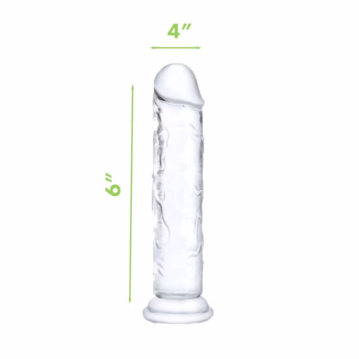 Me You Us Ultra Cock Jelly Dong Clear 6 Inch image 6