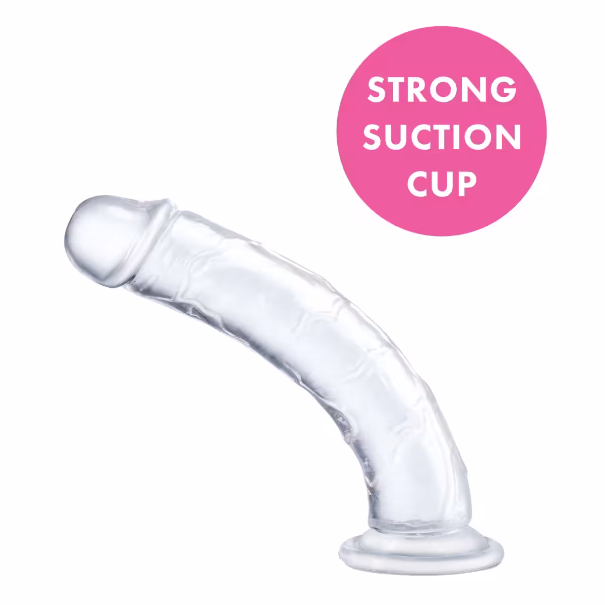 Me You Us Ultra Cock Jelly Dong Clear 7.5 Inch image 3