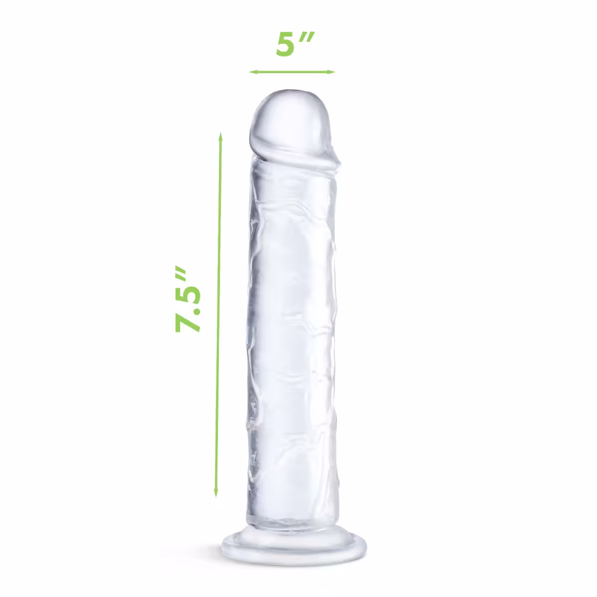 Me You Us Ultra Cock Jelly Dong Clear 7.5 Inch image 6