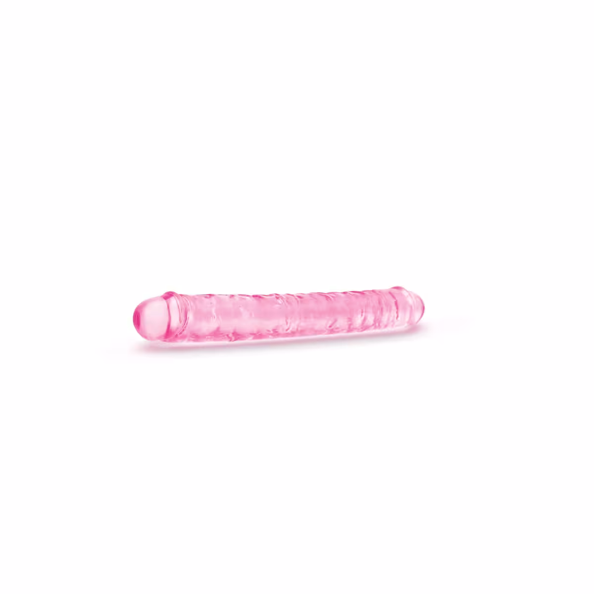 Me You Us Ultra Cock Jelly Double Ended Dildo Pink 12 Inch image 2