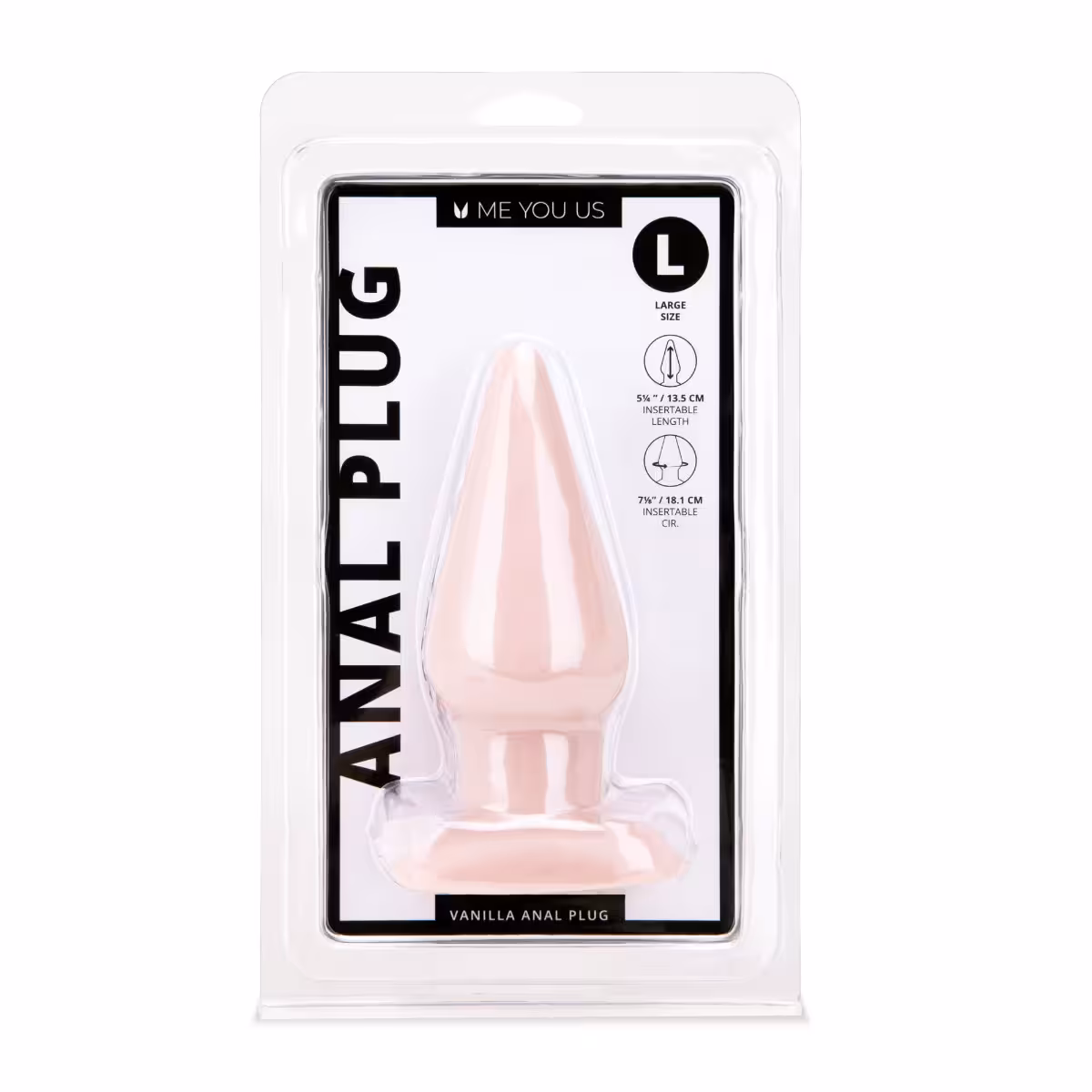 Me You Us Vanilla Large Anal Plug – Comfortable, Secure, and Discreet image 2