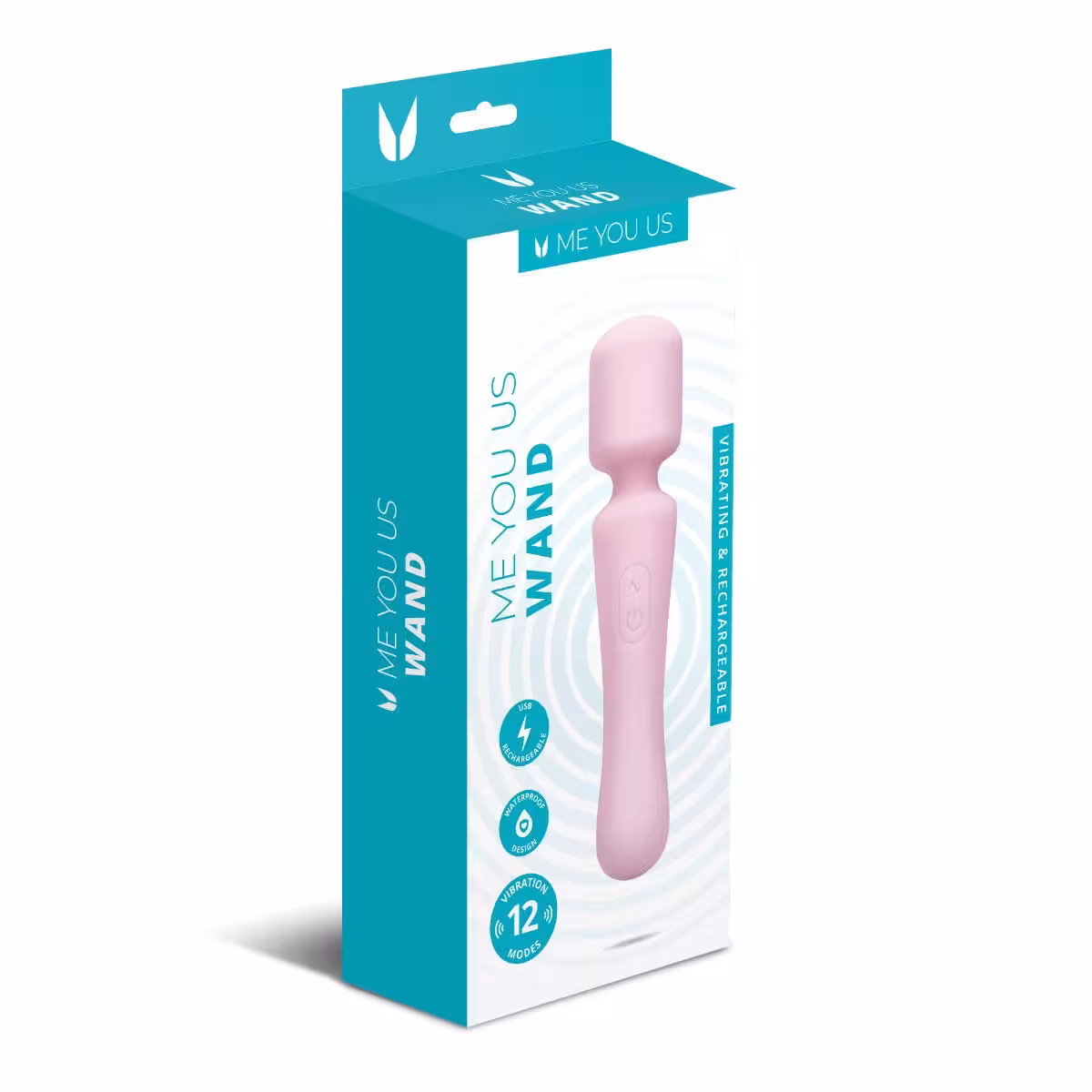 Me You Us Wand Vibrator Pink image 2