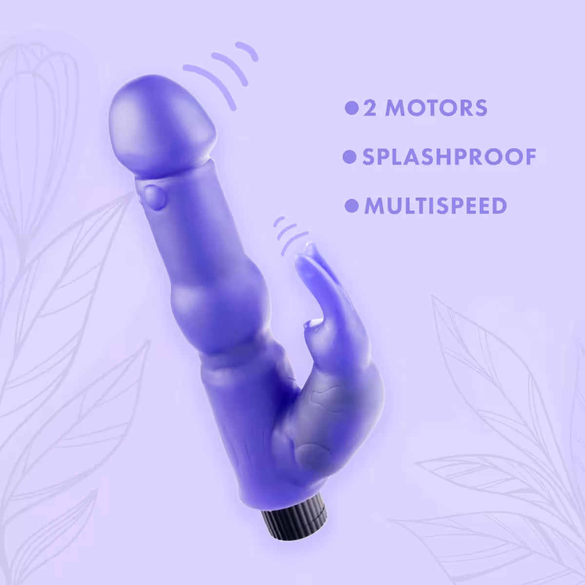 Me You Us Water Bunny Rabbit Vibrator Purple image 3