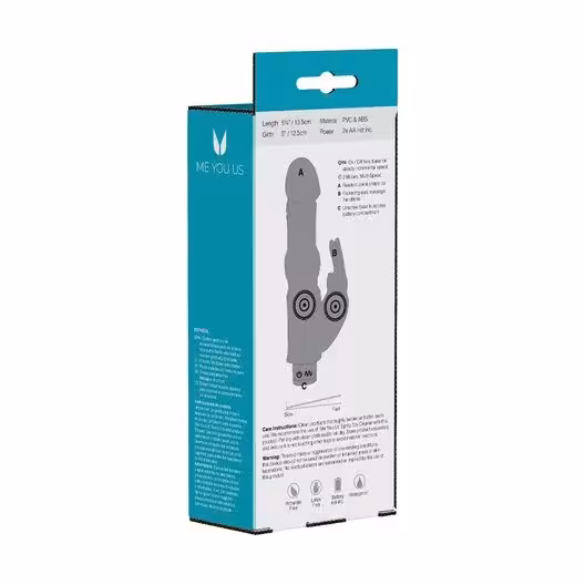Me You Us Water Bunny Rabbit Vibrator Purple image 7