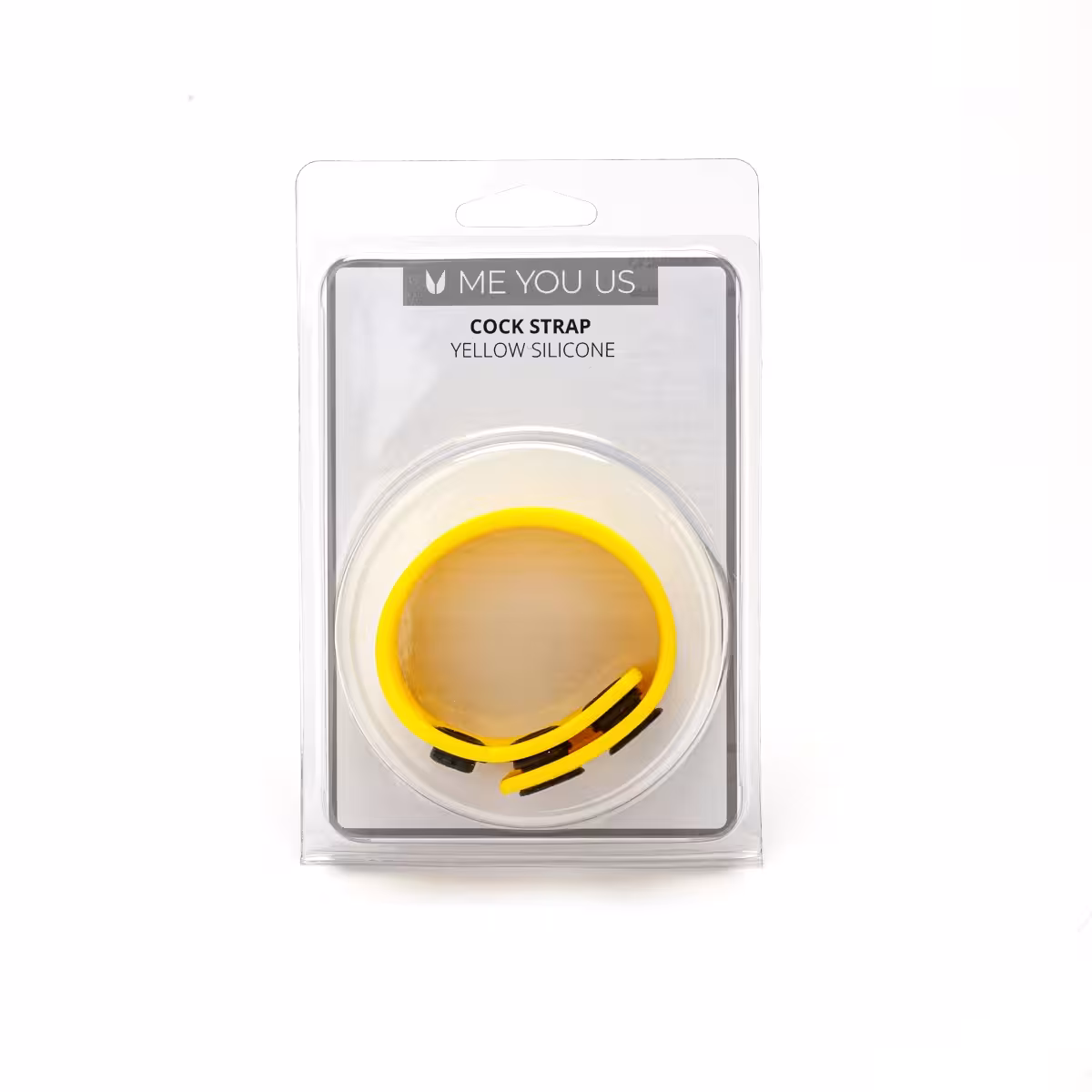 Me You Us Yellow Silicone Cock Strap image 2