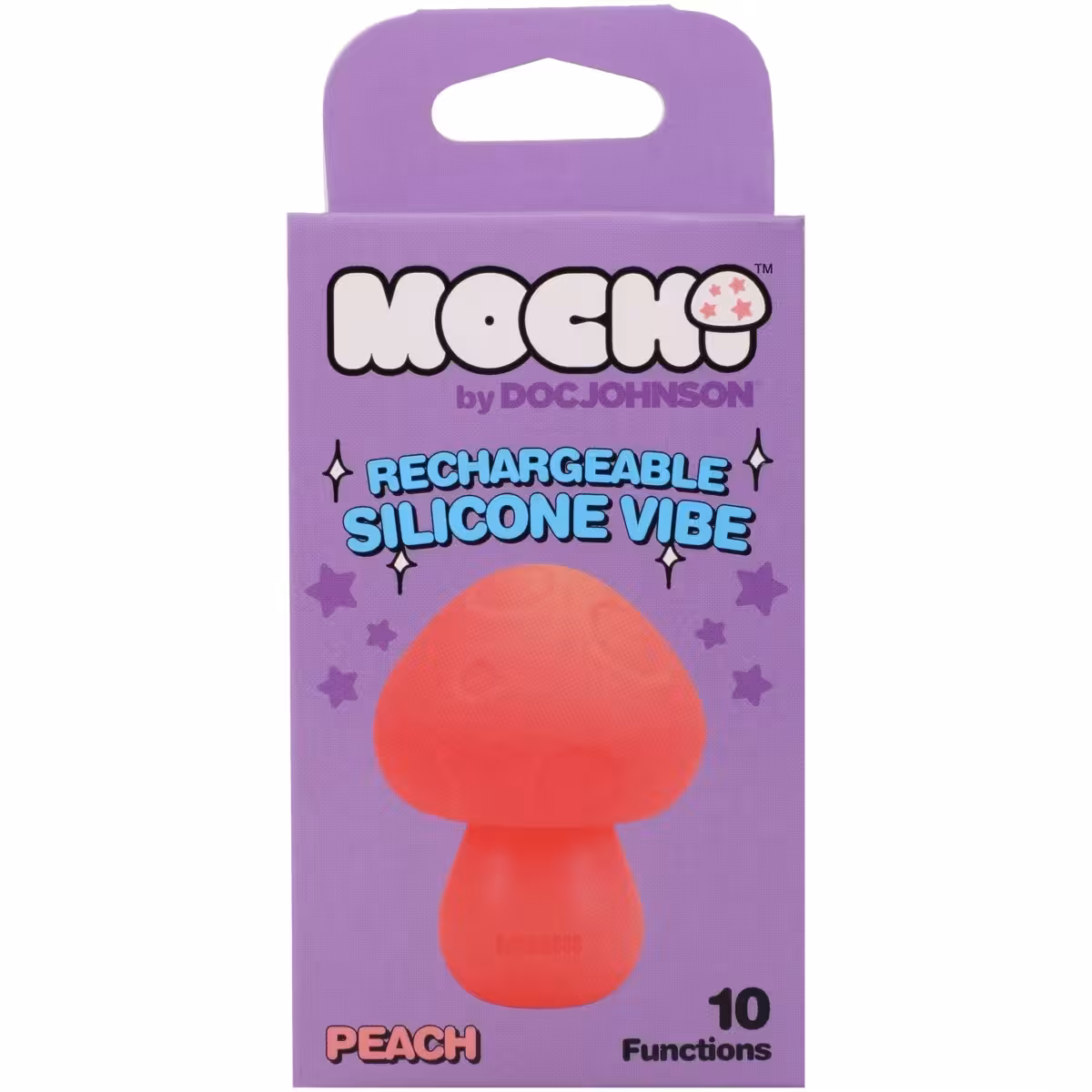 Mochi Mushroom Rechargeable Silicone Vibe Peach image 2
