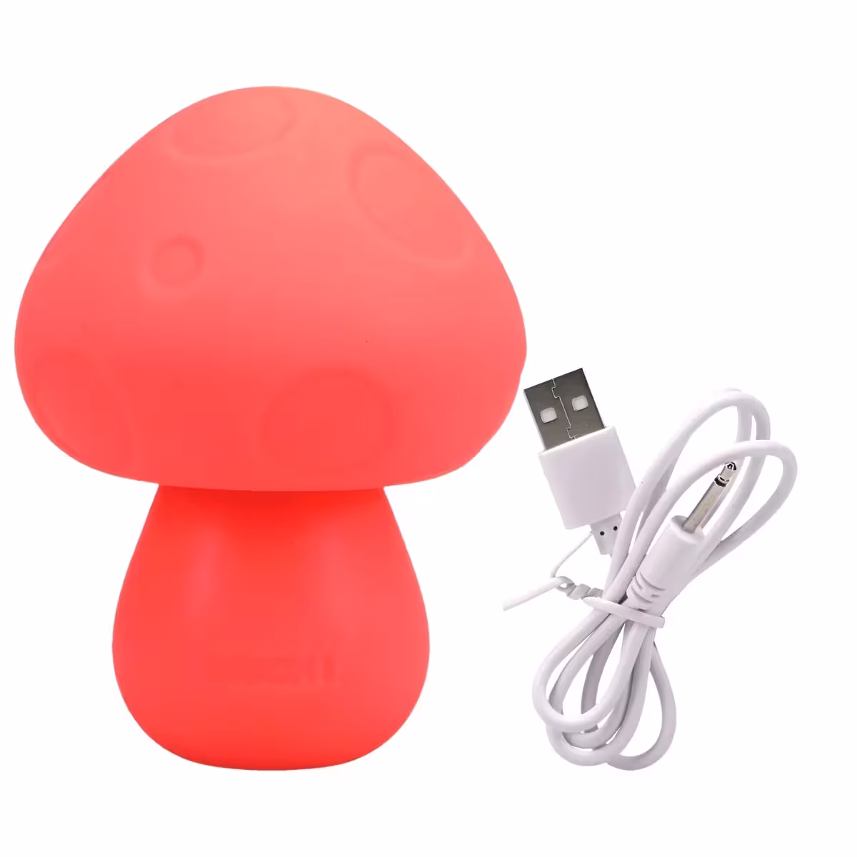 Mochi Mushroom Rechargeable Silicone Vibe Peach image 5