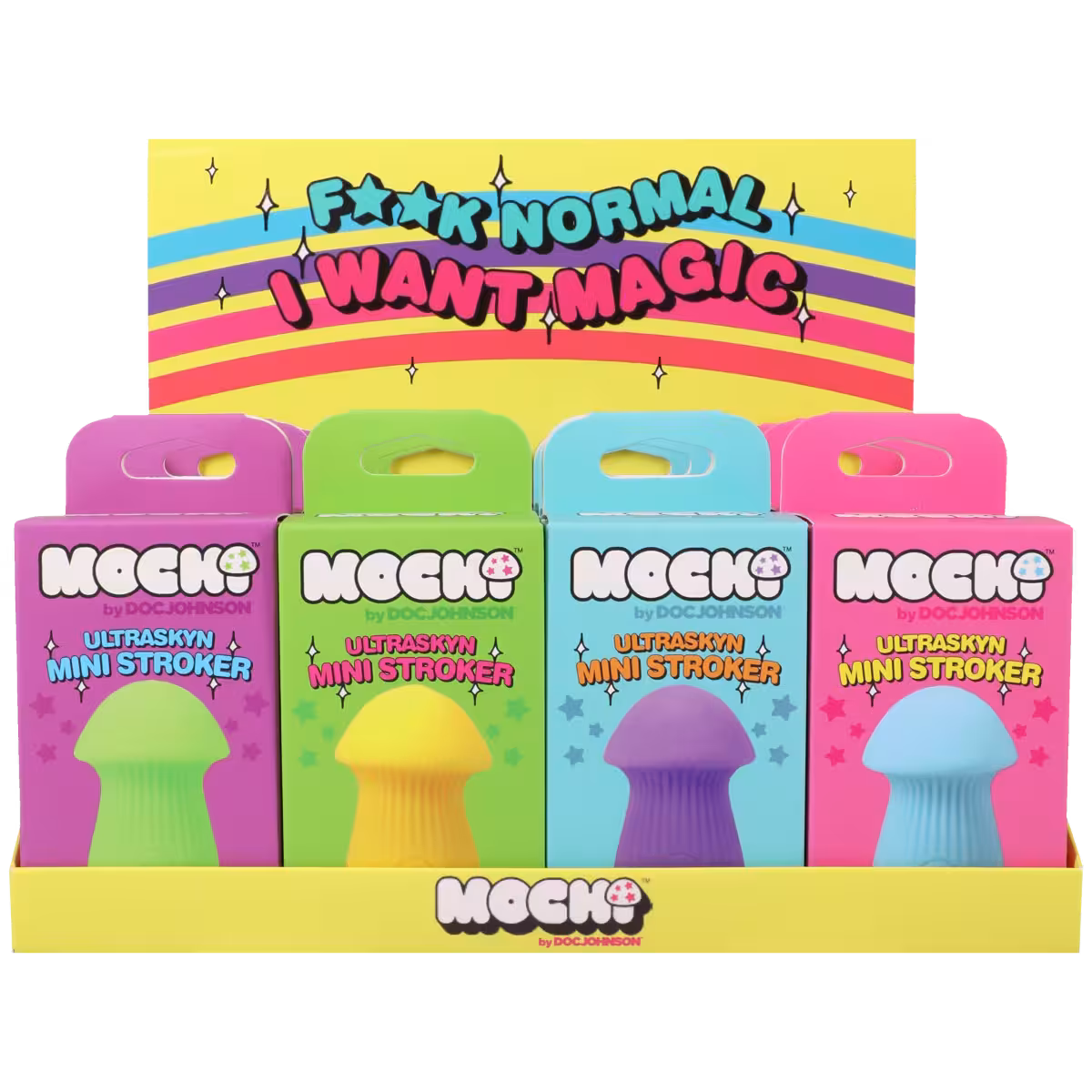 Mochi ULTRASKYN Mini Stroker 12-Pack Display | Discreet & Body-Safe