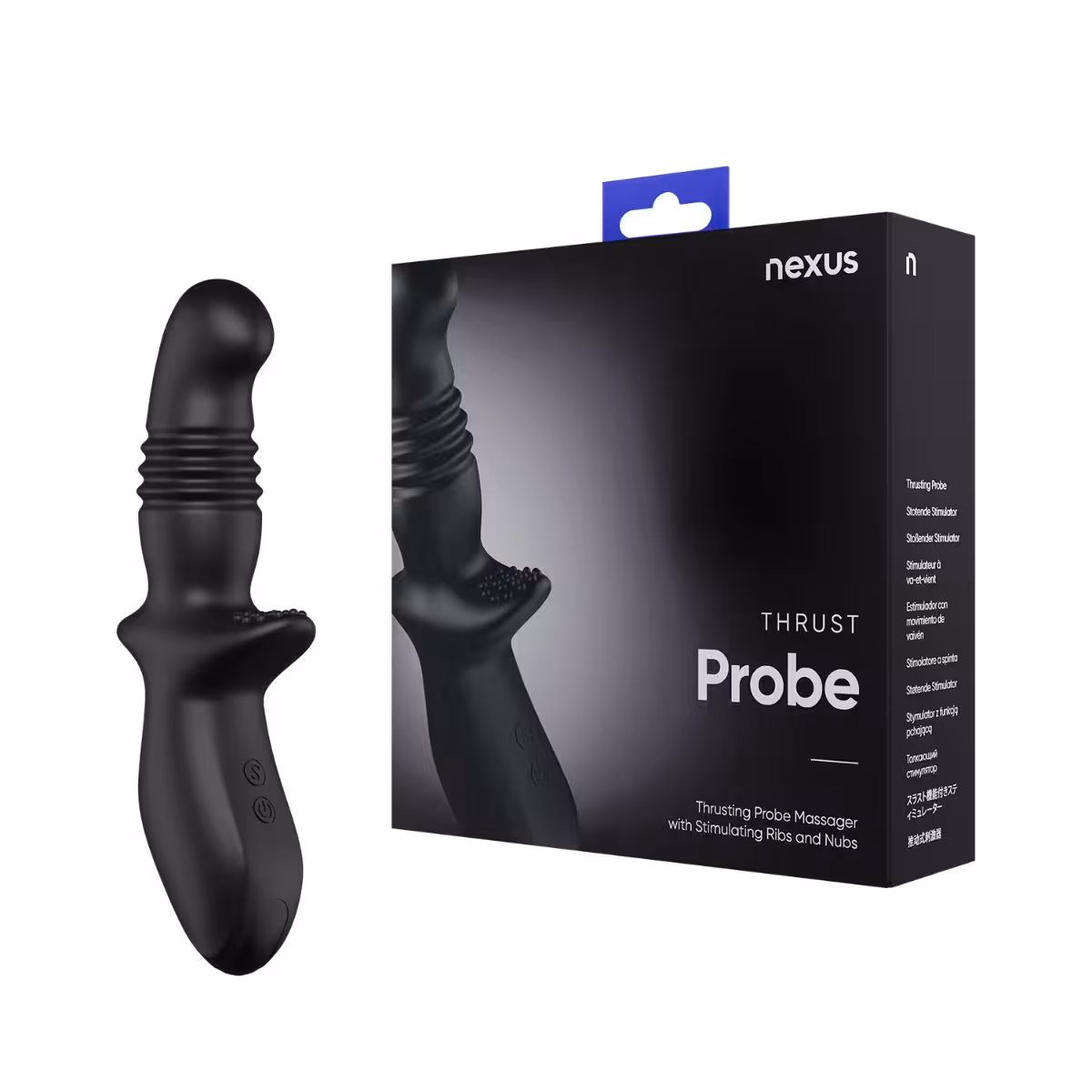 Nexus THRUST Anal Thrusting Prostate Probe - Black image 2