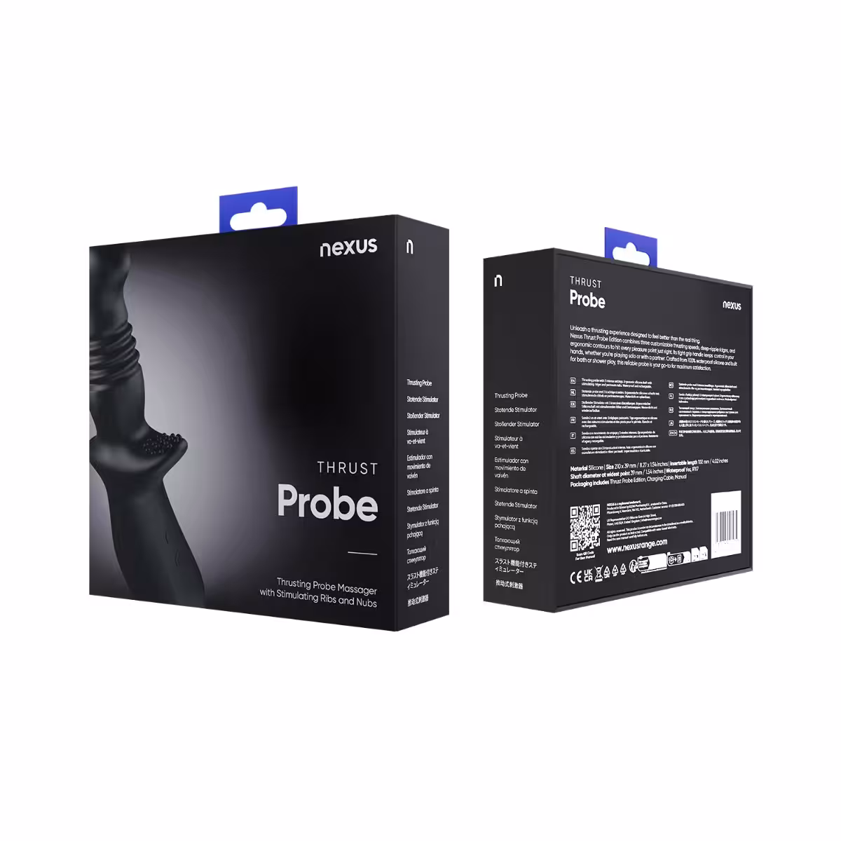 Nexus THRUST Anal Thrusting Prostate Probe - Black image 7