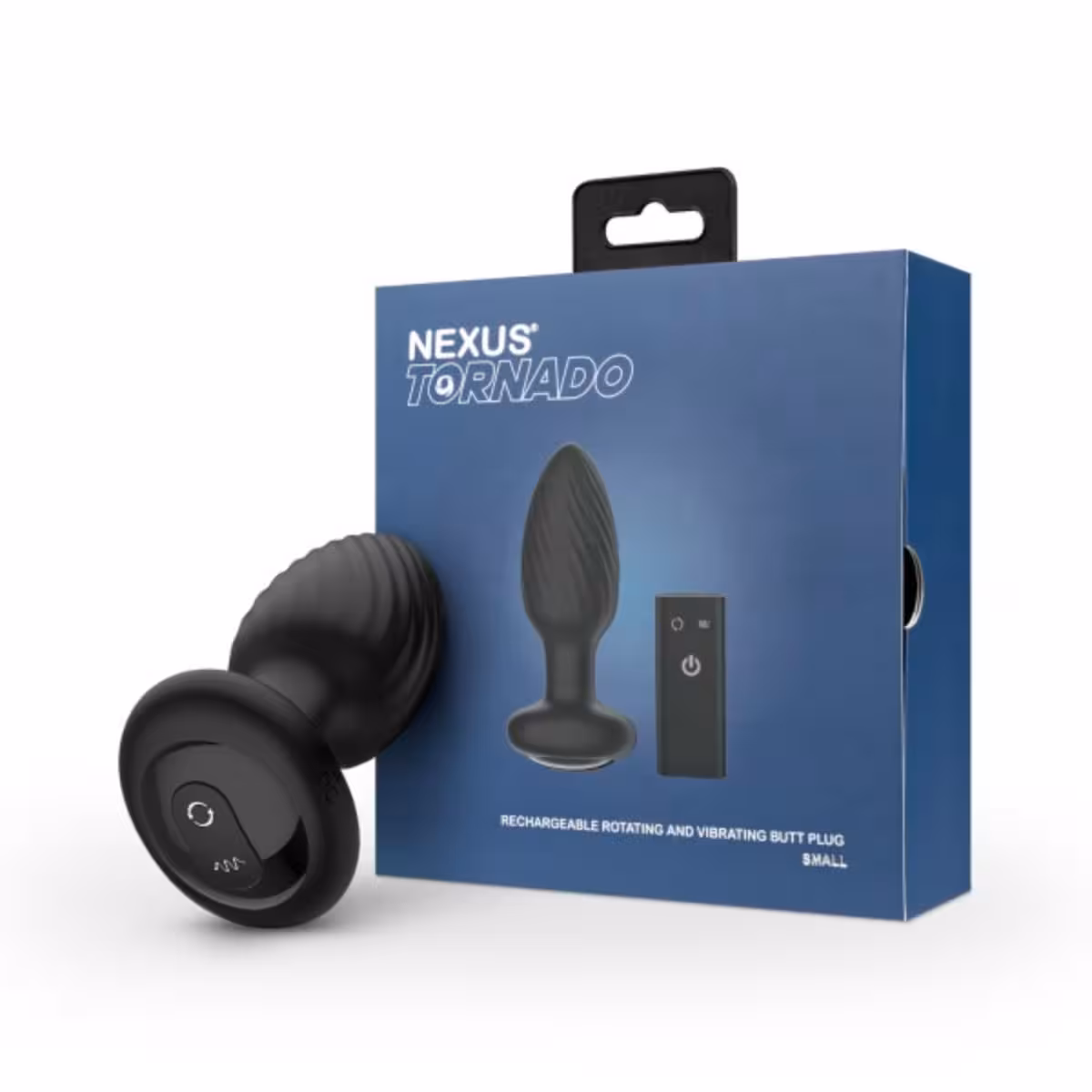 Nexus Tornado Remote Control Rotating Butt Plug Black image 2
