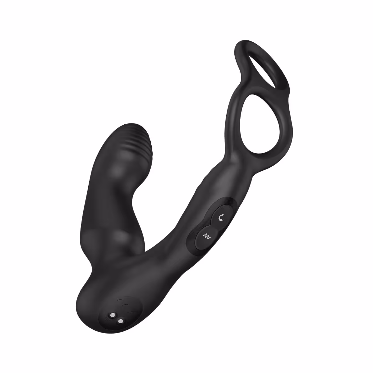 SIMUL8 WAVE EDITION Vibrating Dual Motor Anal Cock and Ball Toy - Black image 3