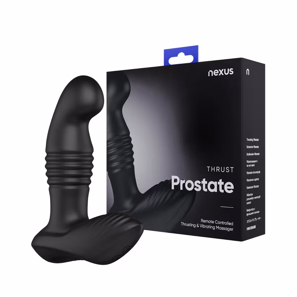 Thrust Remote Control Thrusting Prostate Massager Black image 2