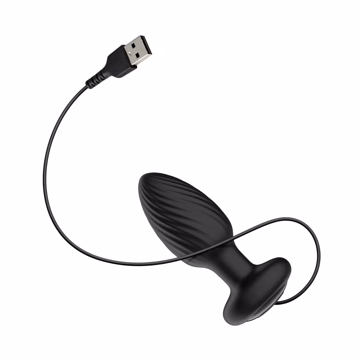 TORNADO Remote Control Rotating Butt Plug Medium - Black image 5