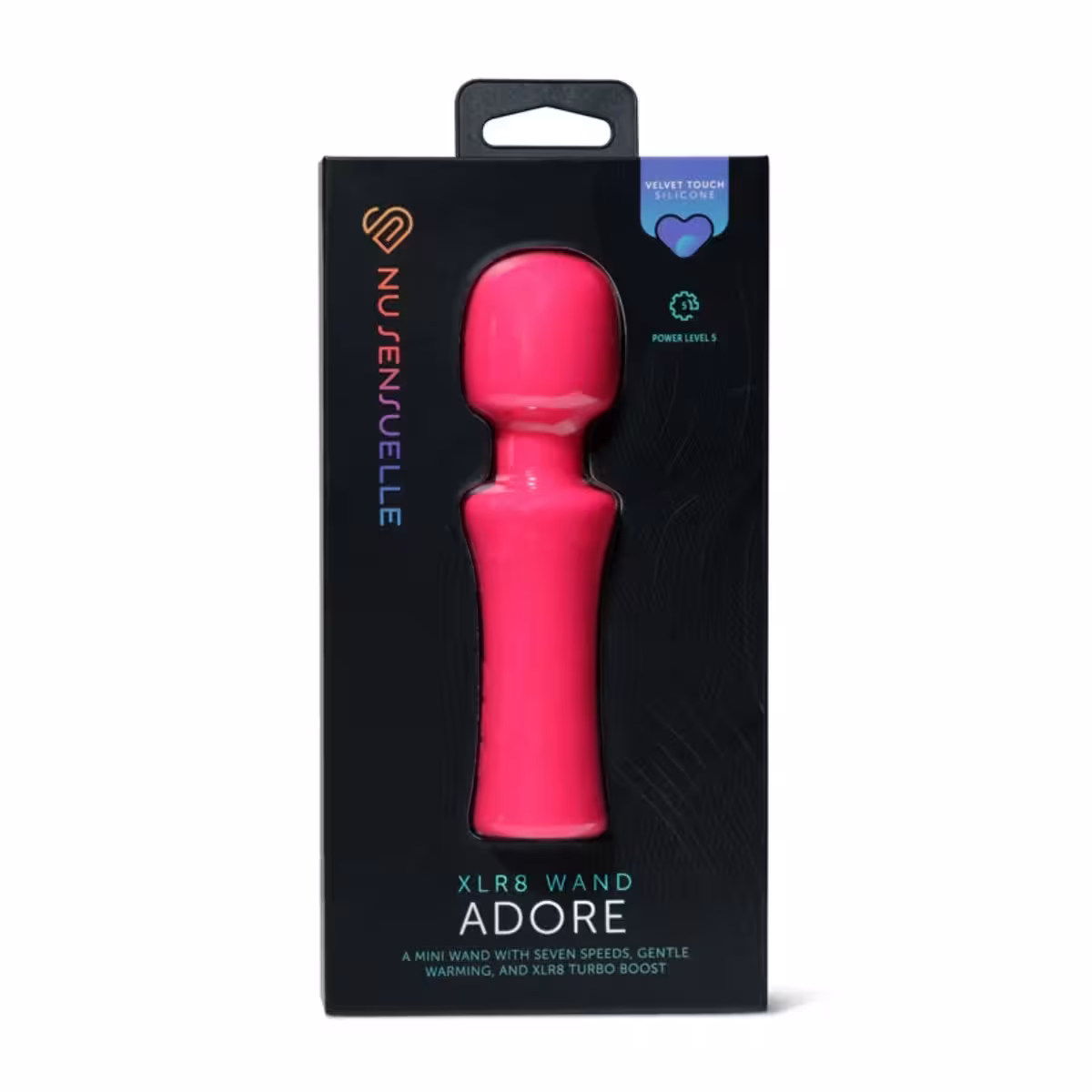 Nu Sensuelle Adore Xlr8 Turbo Boost Mini Wand Hot Pink