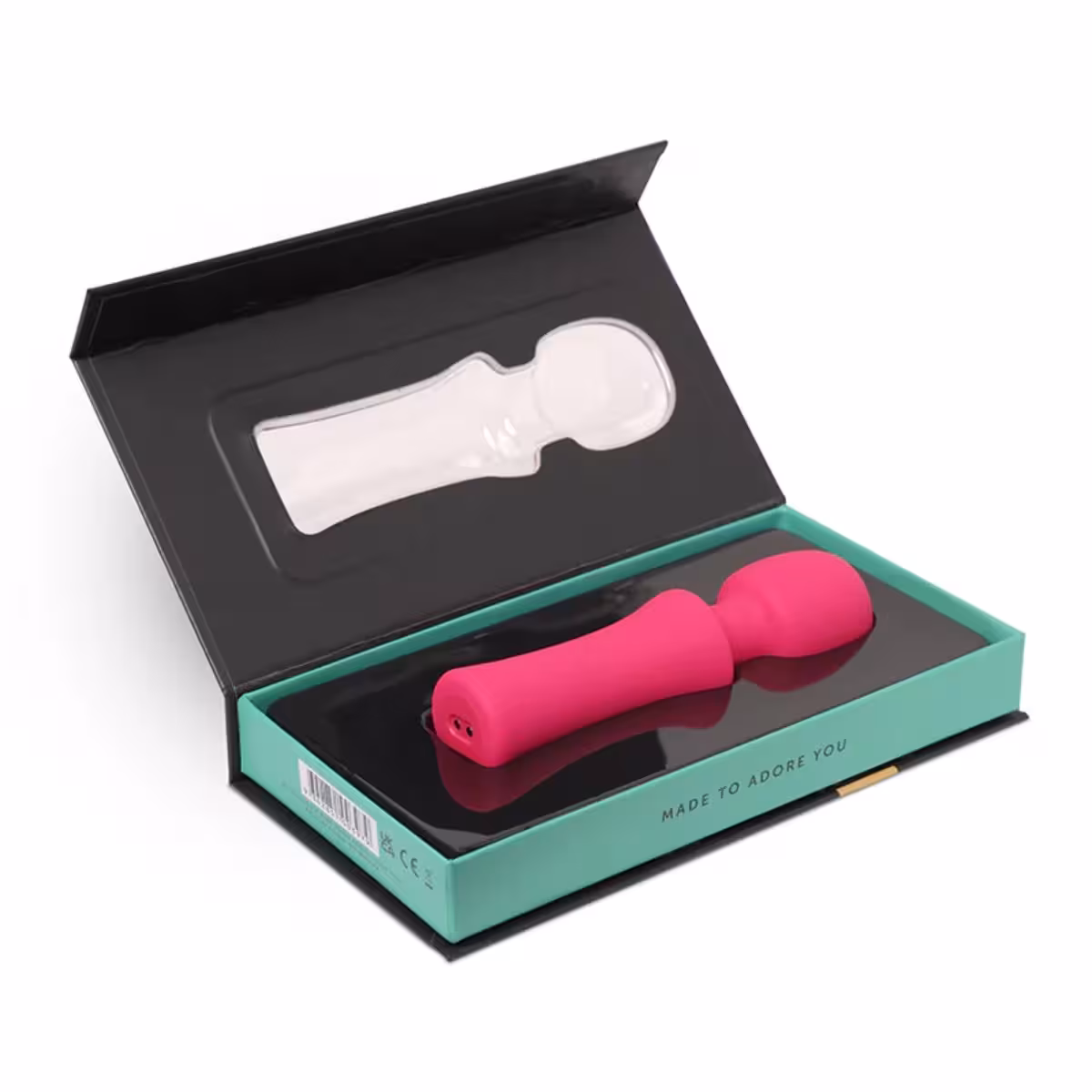 Nu Sensuelle Adore Xlr8 Turbo Boost Mini Wand Hot Pink image 2