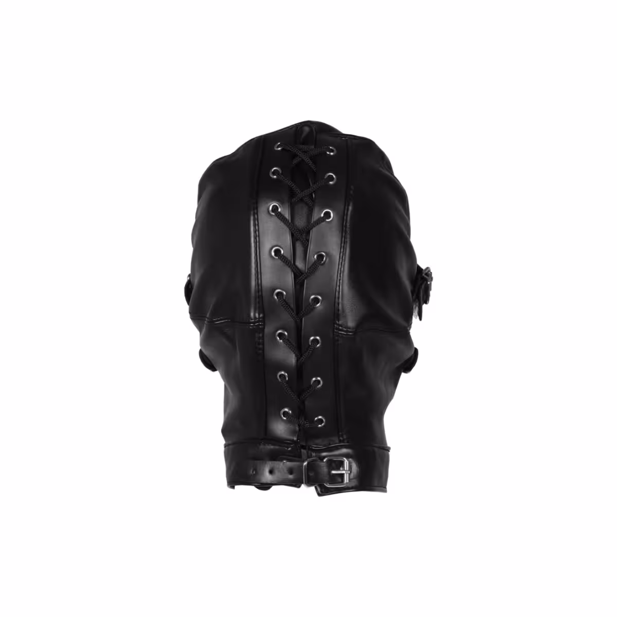 Blindfolded Mask with Breathable Ball Gag Black image 4
