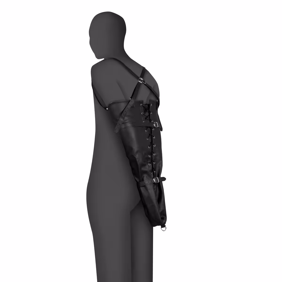 Laceup Full Sleeve Arm Restraint Black image 3