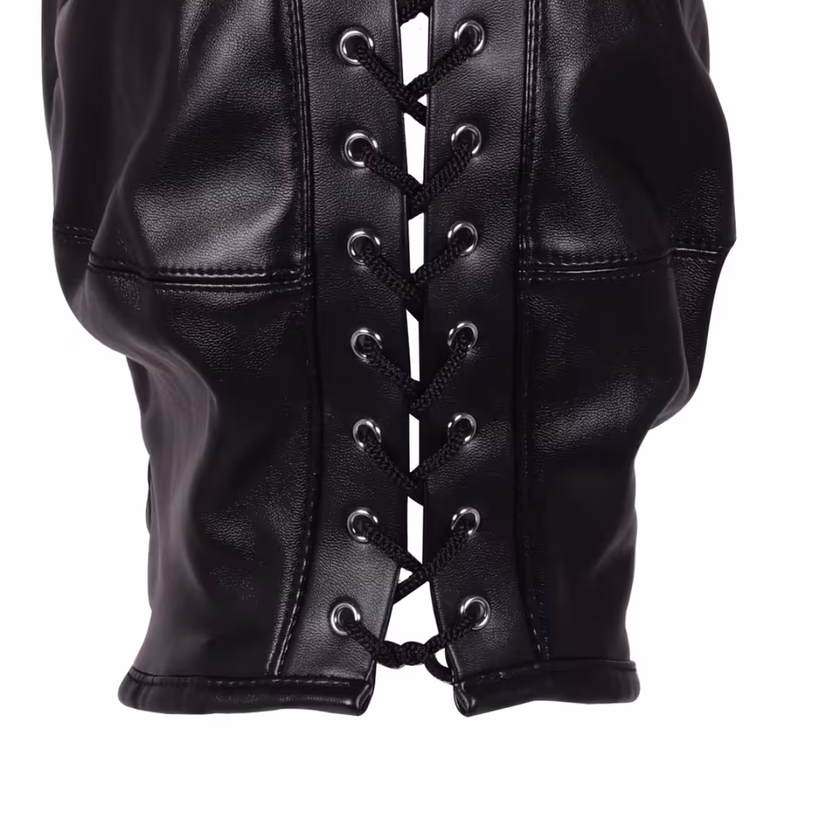 Mask with Blonde Ponytail Black image 4