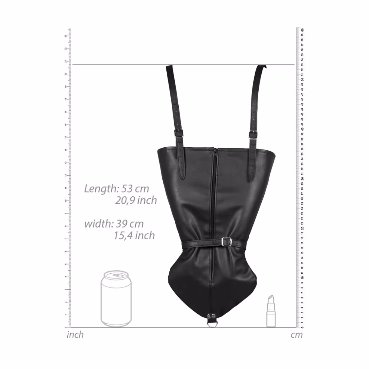 Zipup Full Sleeve Arm Restraint Black image 4