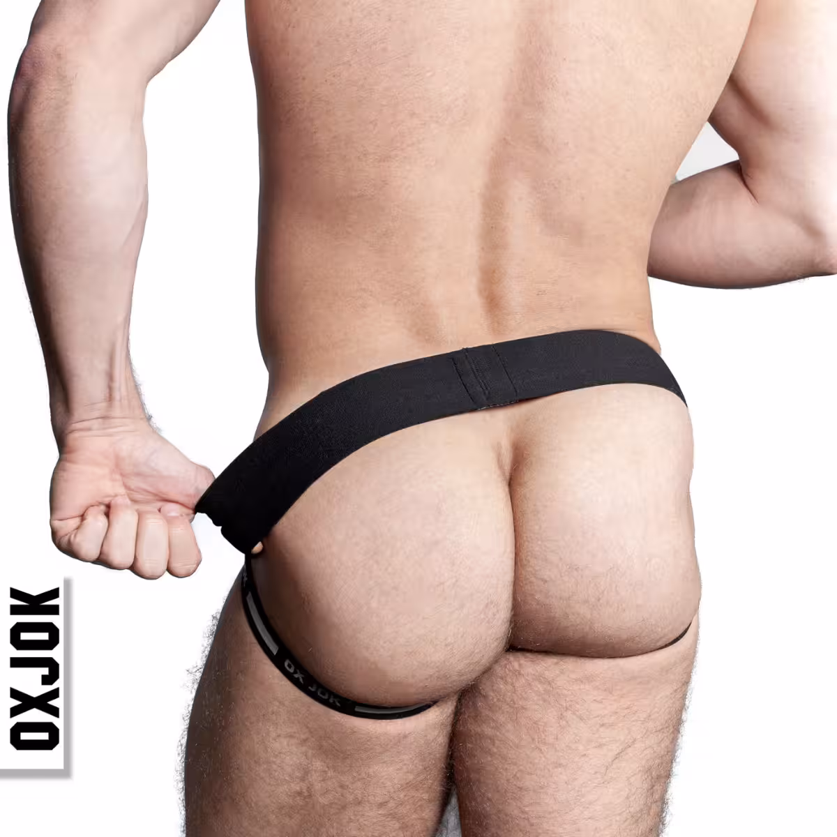 Oxballs Airmesh Upthrust Slider Strap Jock Tar Black XX Large image 3