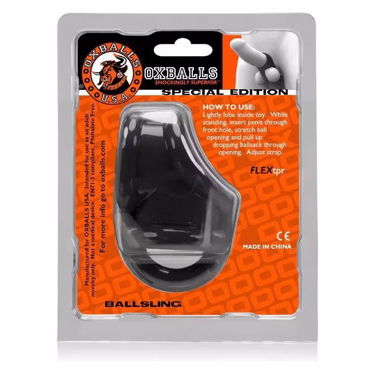 Oxballs Ballsling Ball-Split-Sling Black image 6