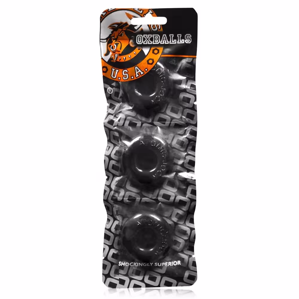 Oxballs Ringer 3 pack Black Small image 2