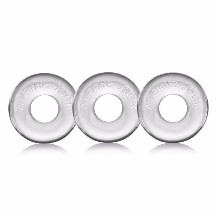 Oxballs Ringer 3-pack of DO-NUT-1 Clear