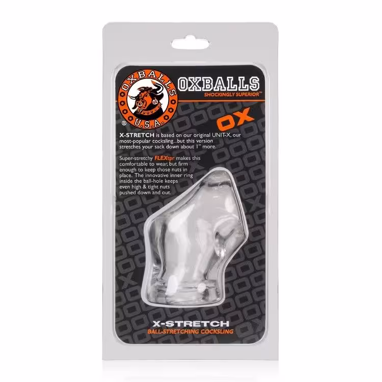 Oxballs Unit X Stretch Cocksling Clear image 2