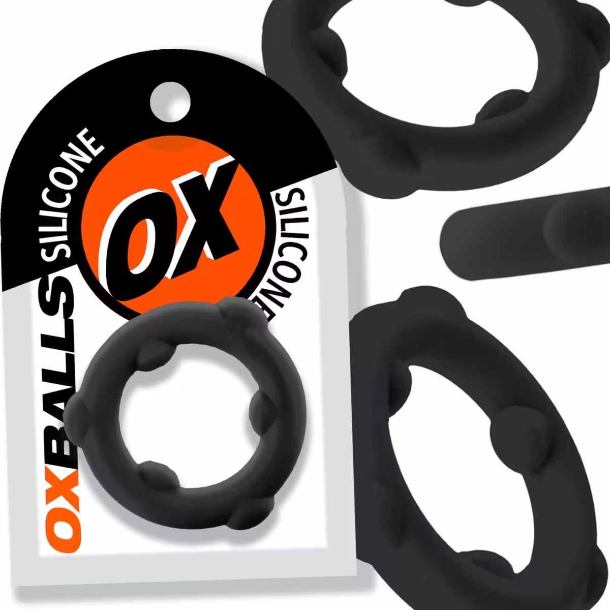SPINNER Single Silicone Ring – Black image 2