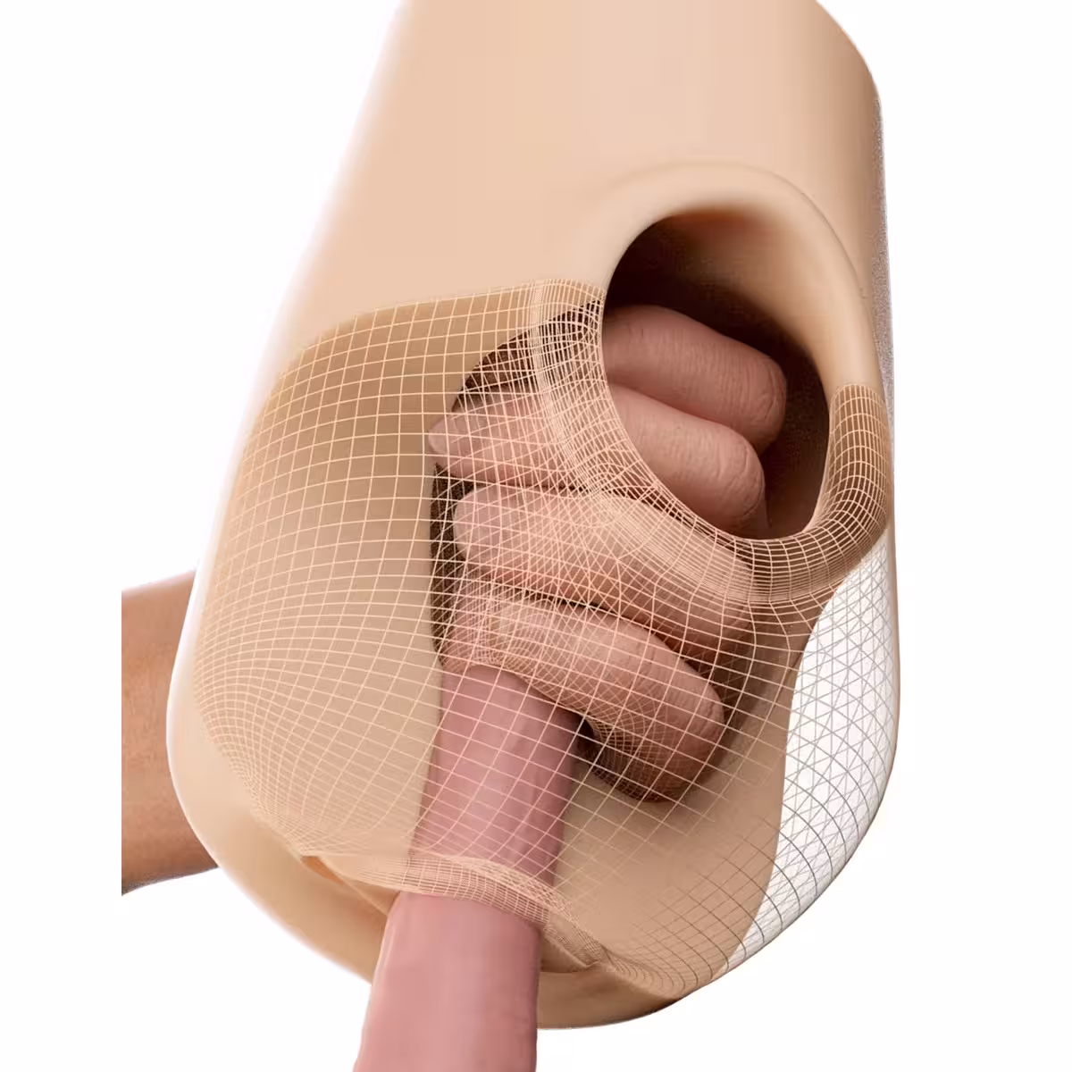 PDX Plus Pussy Pounder Squeeze Stroker Light – Premium Stroker for Sensual Exploration image 3