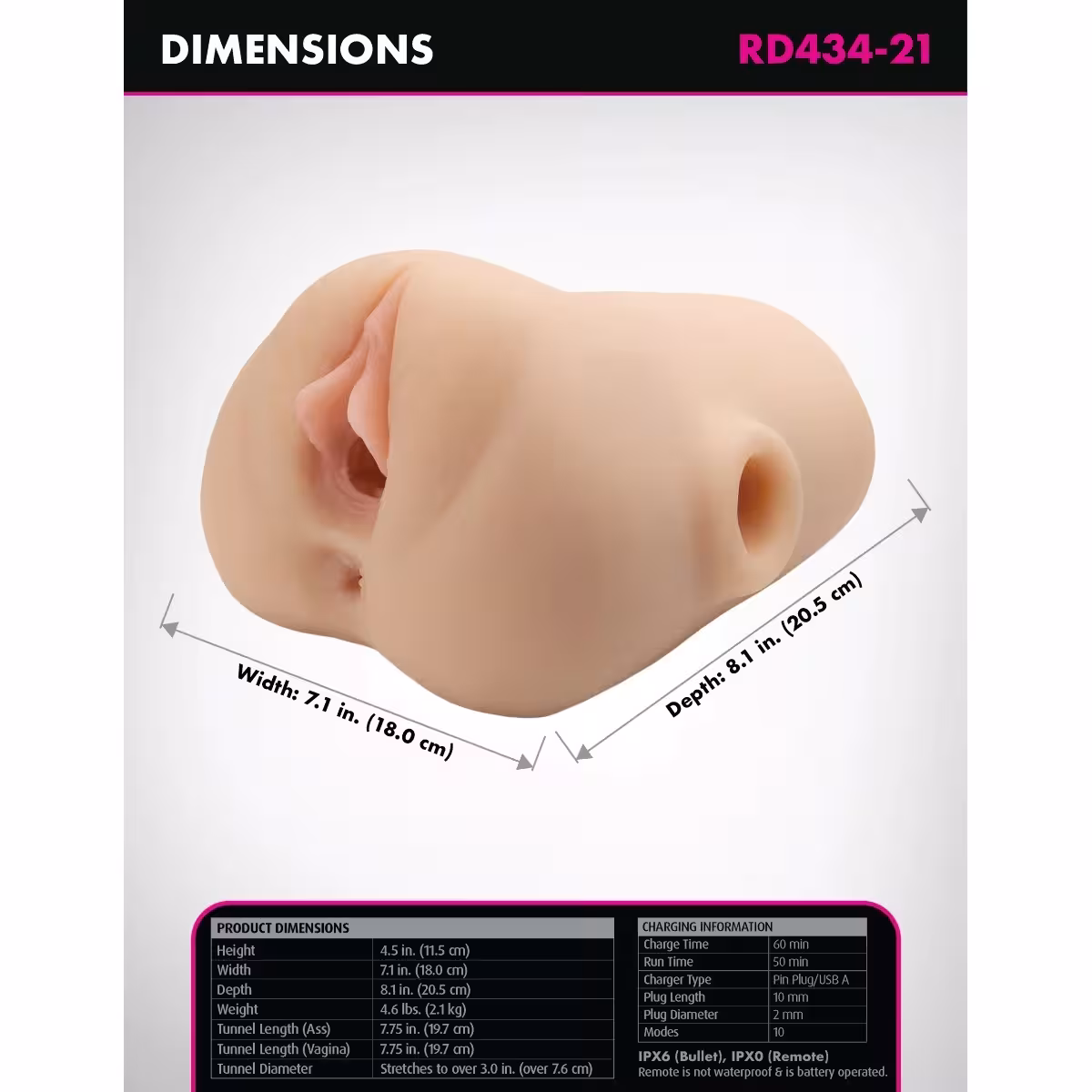 PDX Plus Pussy Pounder Squeeze Stroker Light – Premium Stroker for Sensual Exploration image 6
