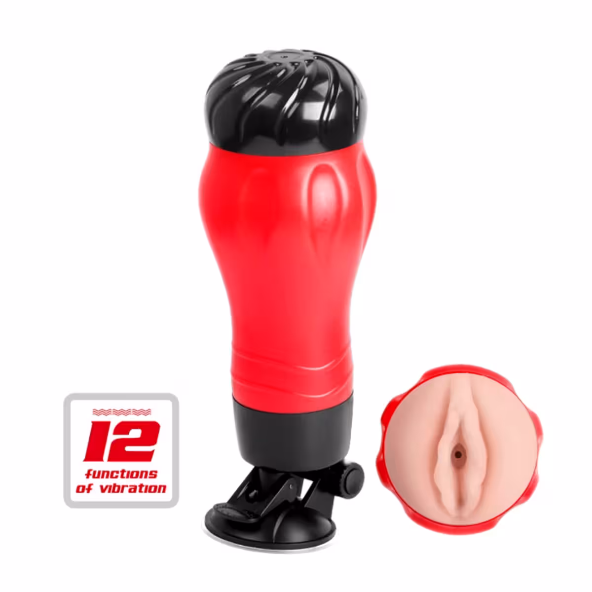 Crazy Bull Flora Suction Base Masturbator Pussy 3inc – Intimate Pleasure Designed for You image 2
