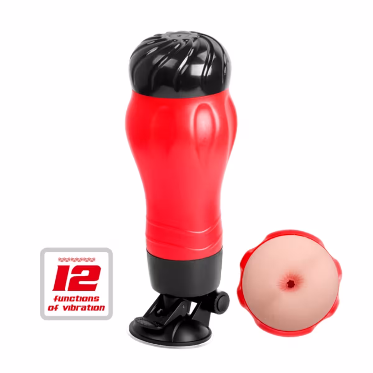 Crazy Bull Flora Suction Base Masturbator Pussy 4inch – Premium Self-Contained Stroker image 3