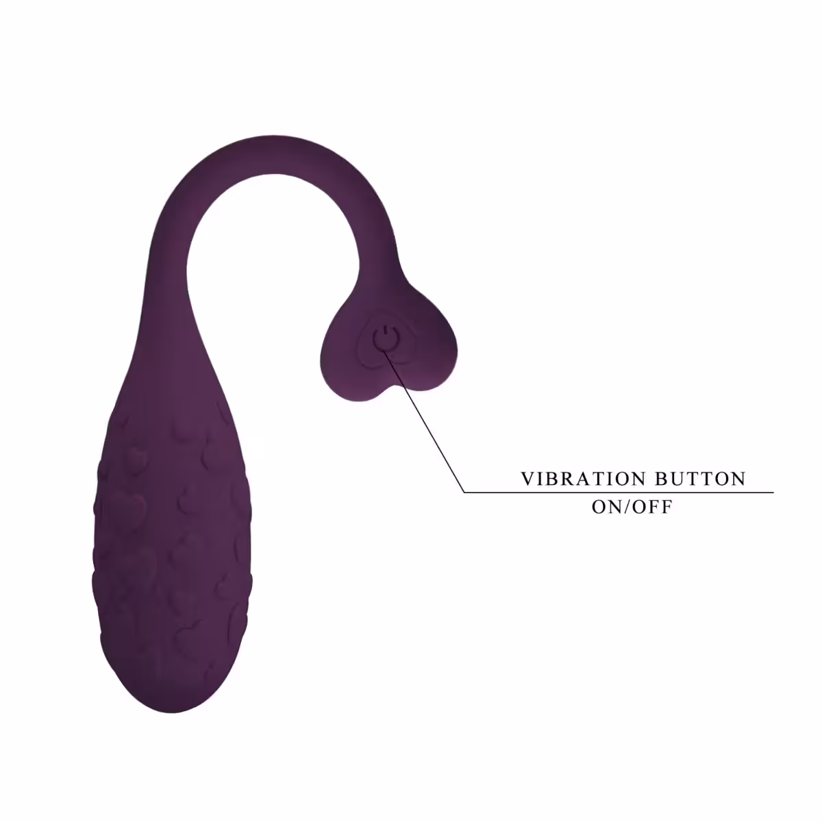 Pretty Love Fisherman Vibrating Egg Purple – Discreet, App-Controlled Pleasure for Couples image 4
