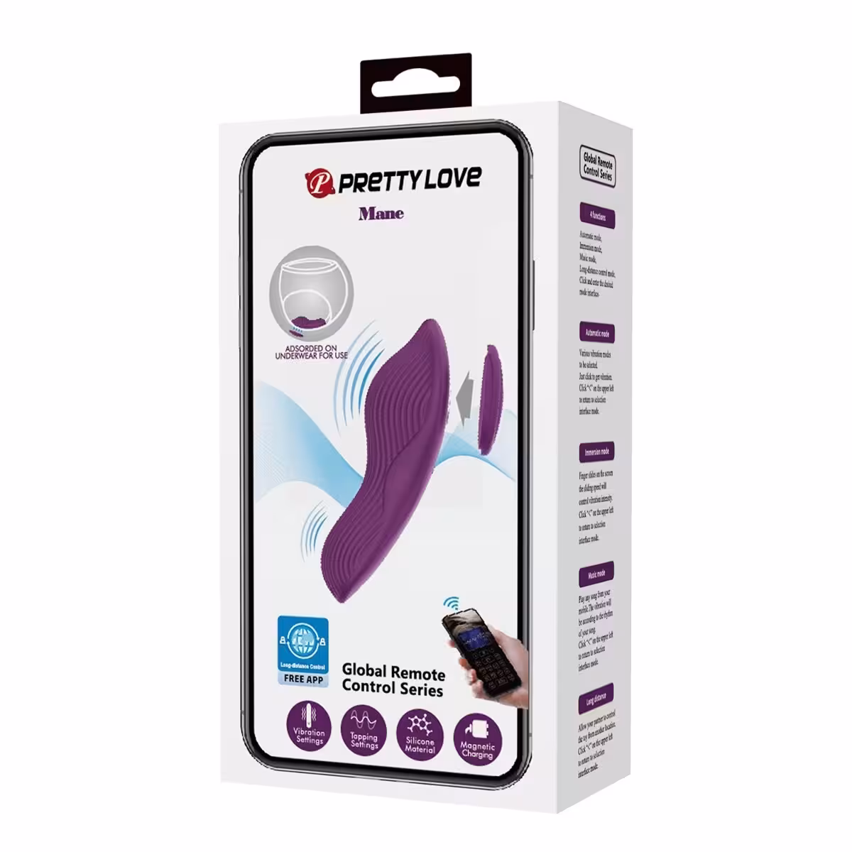 Pretty Love Mane Panty Vibe with Dual Motors – Discreet, App-Controlled Pleasure image 2