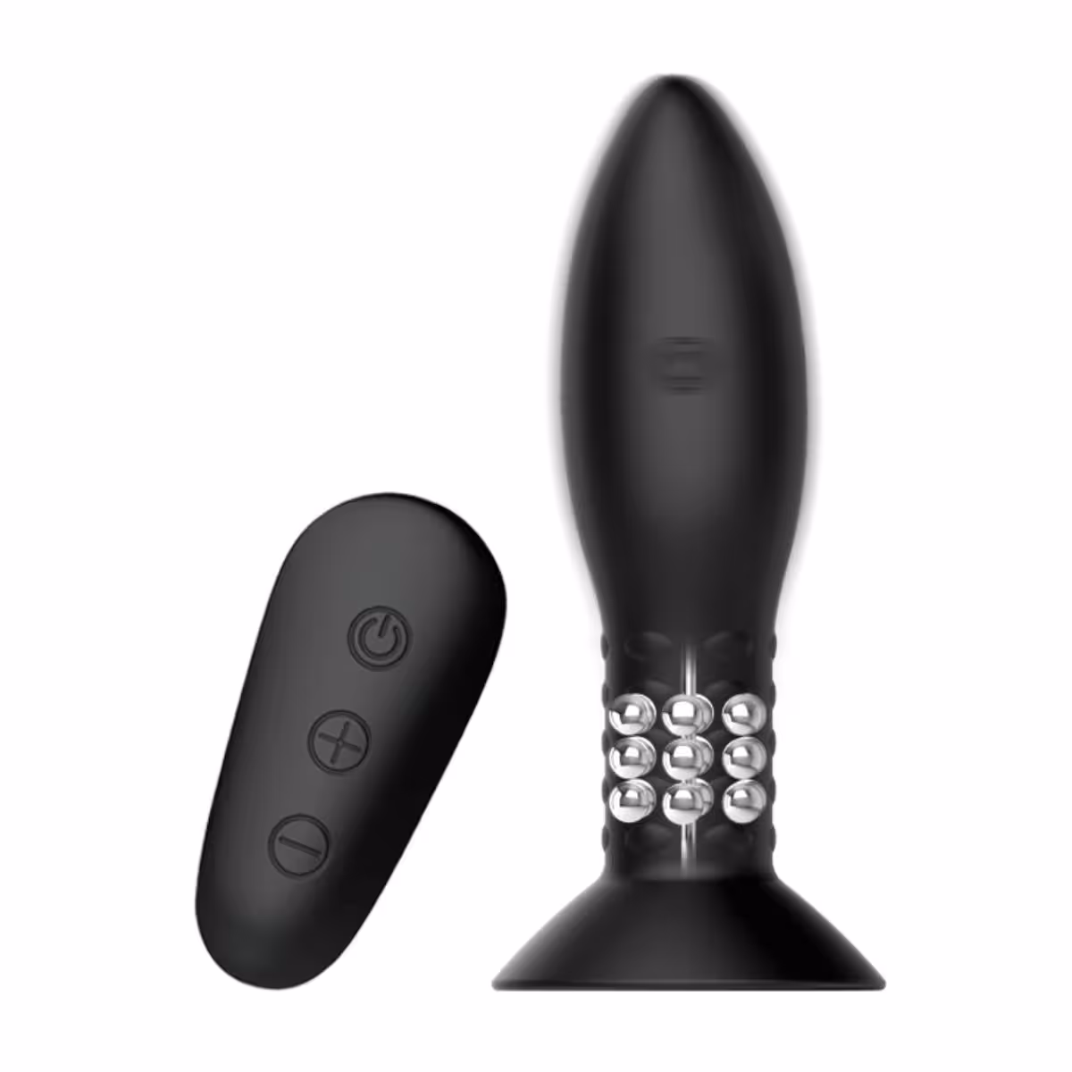 Pretty Love Mr Play Rotating Beads Remote Control Butt Plug – Black image 3