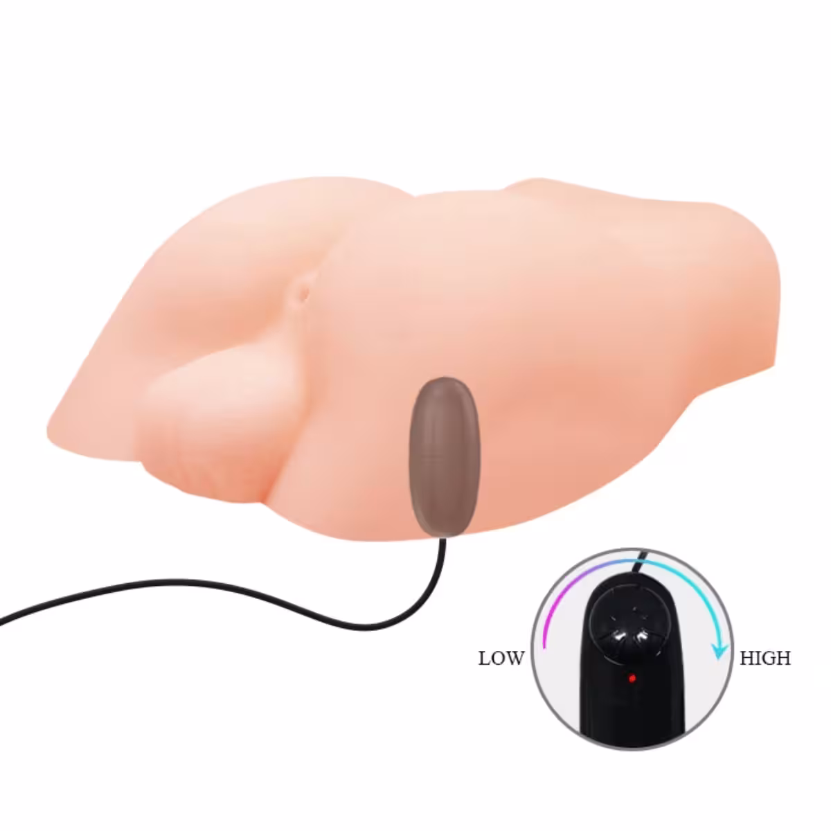 Pretty Love Temptation Bigger Male Vibrating Masturbator Pink image 3