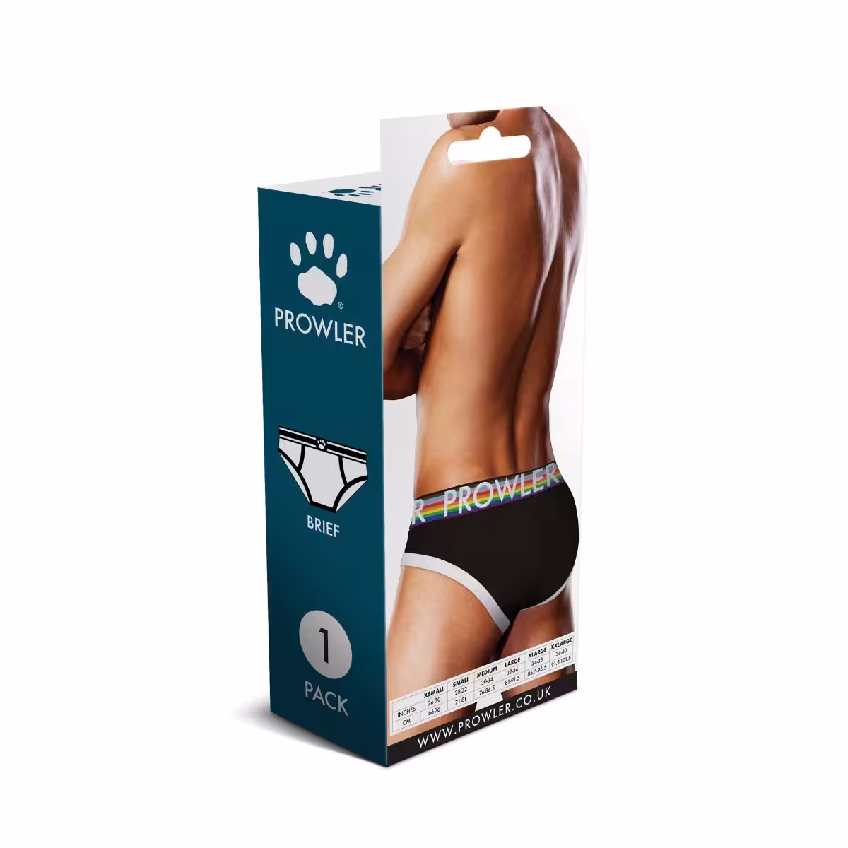 Prowler Black Oversized Paw Brief XXL image 3