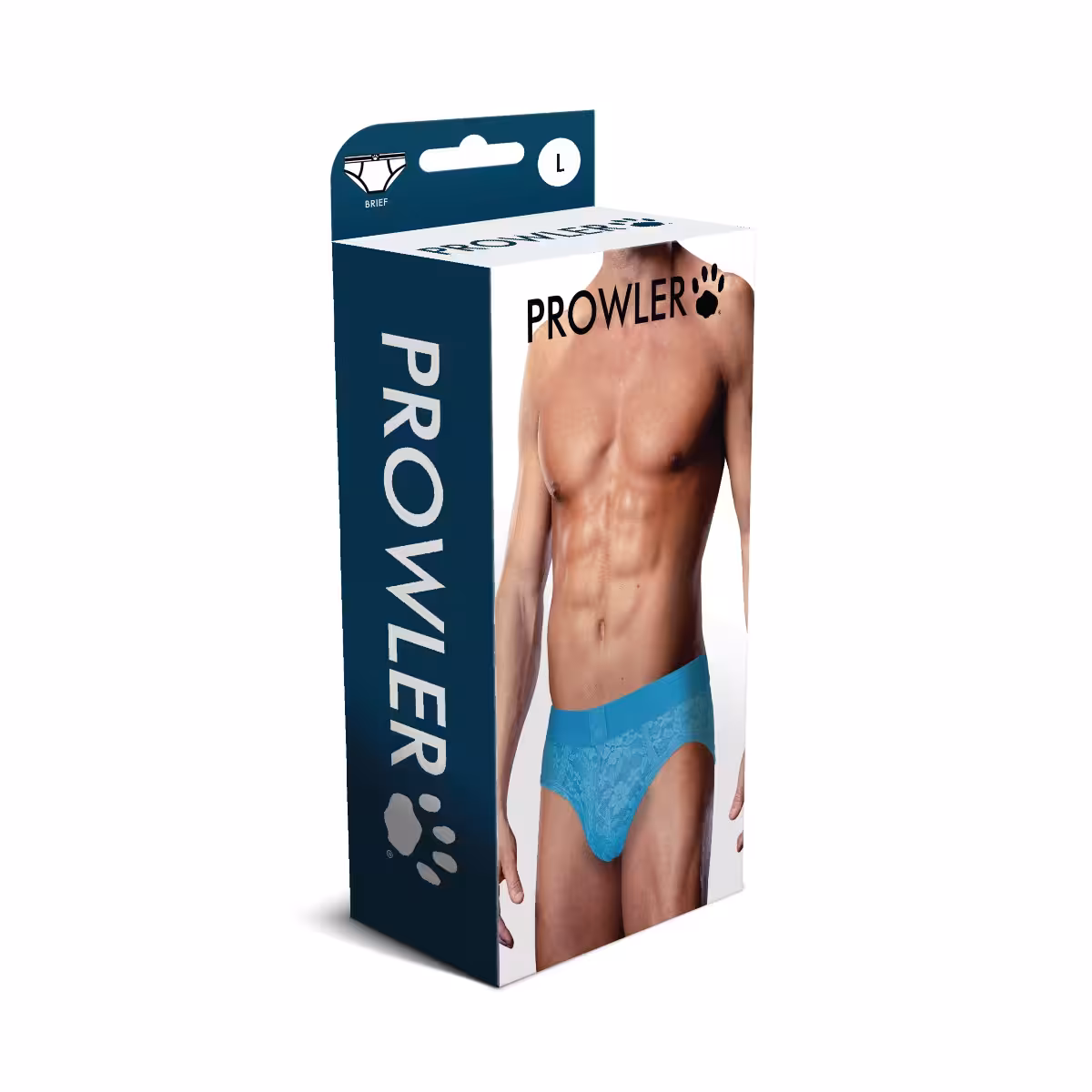 Prowler Neon Blue Lace Brief Large image 4