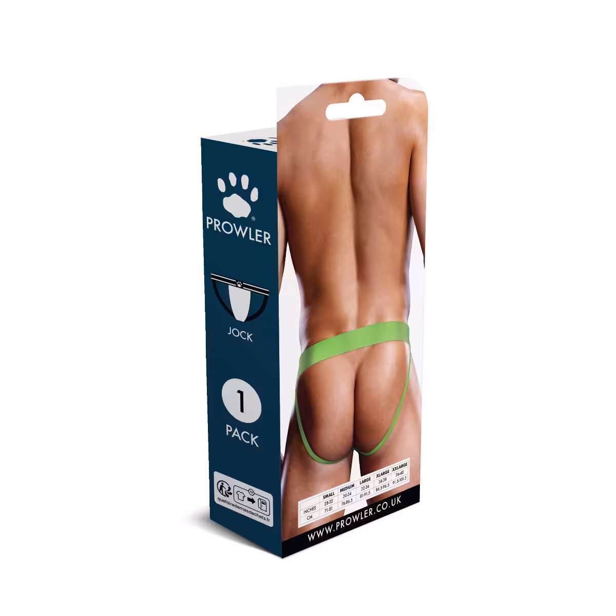 Prowler Neon Green Lace Jock Strap XX Large image 4