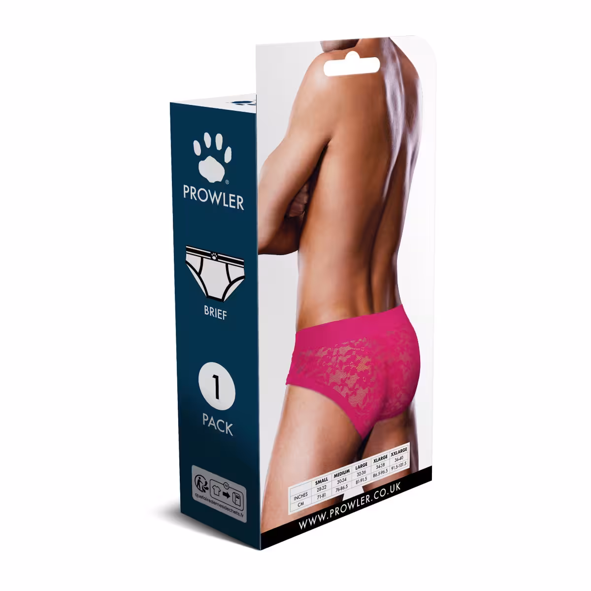 Prowler Pink Lace Brief Large image 6