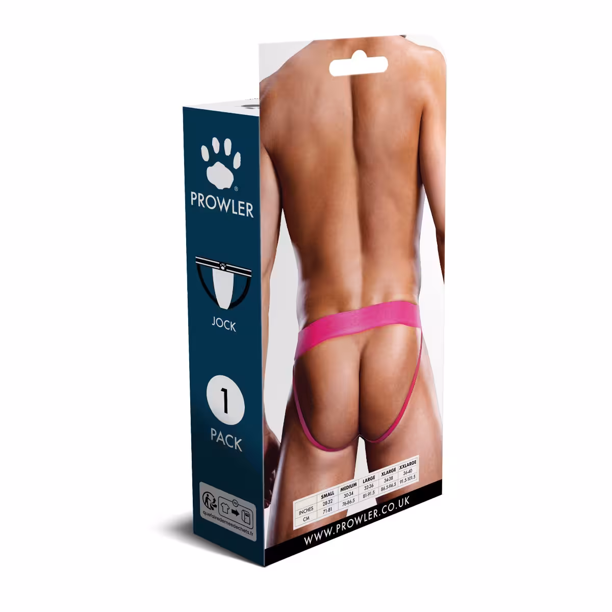 Prowler Pink Lace Jock Strap Medium image 4