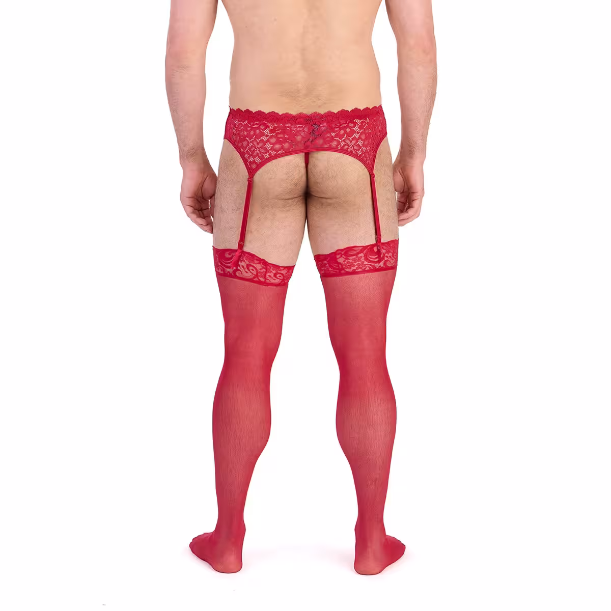 Prowler Red Lace Garter Set Xlarge – Sophistication Meets Comfort image 6
