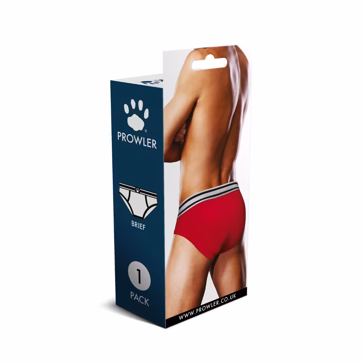 Prowler Red White Brief M image 4