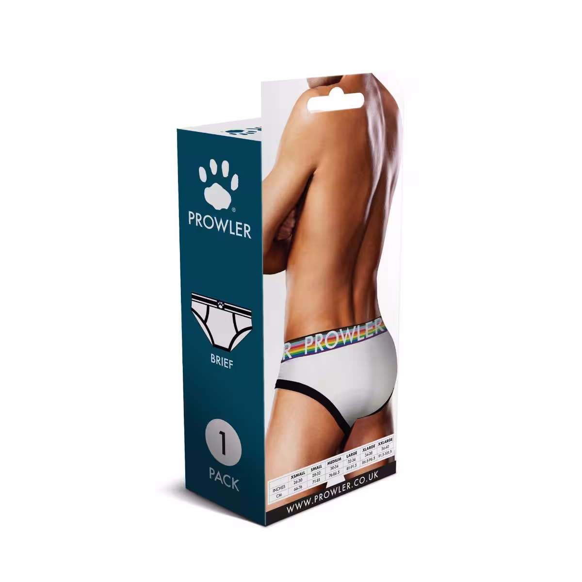 Prowler White Oversized Paw Brief XXL image 2
