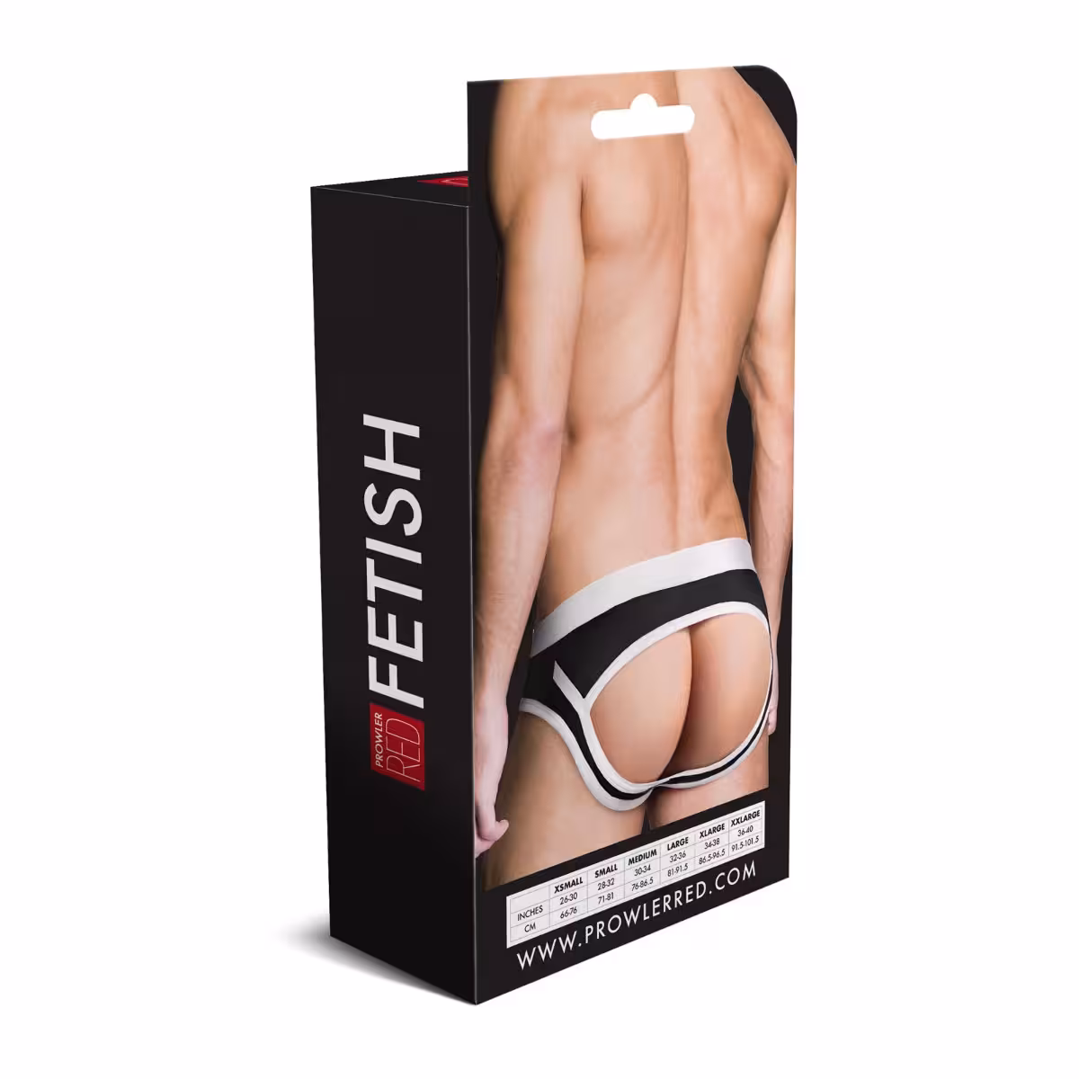 Prowler RED Ass-less Brief White XS image 4