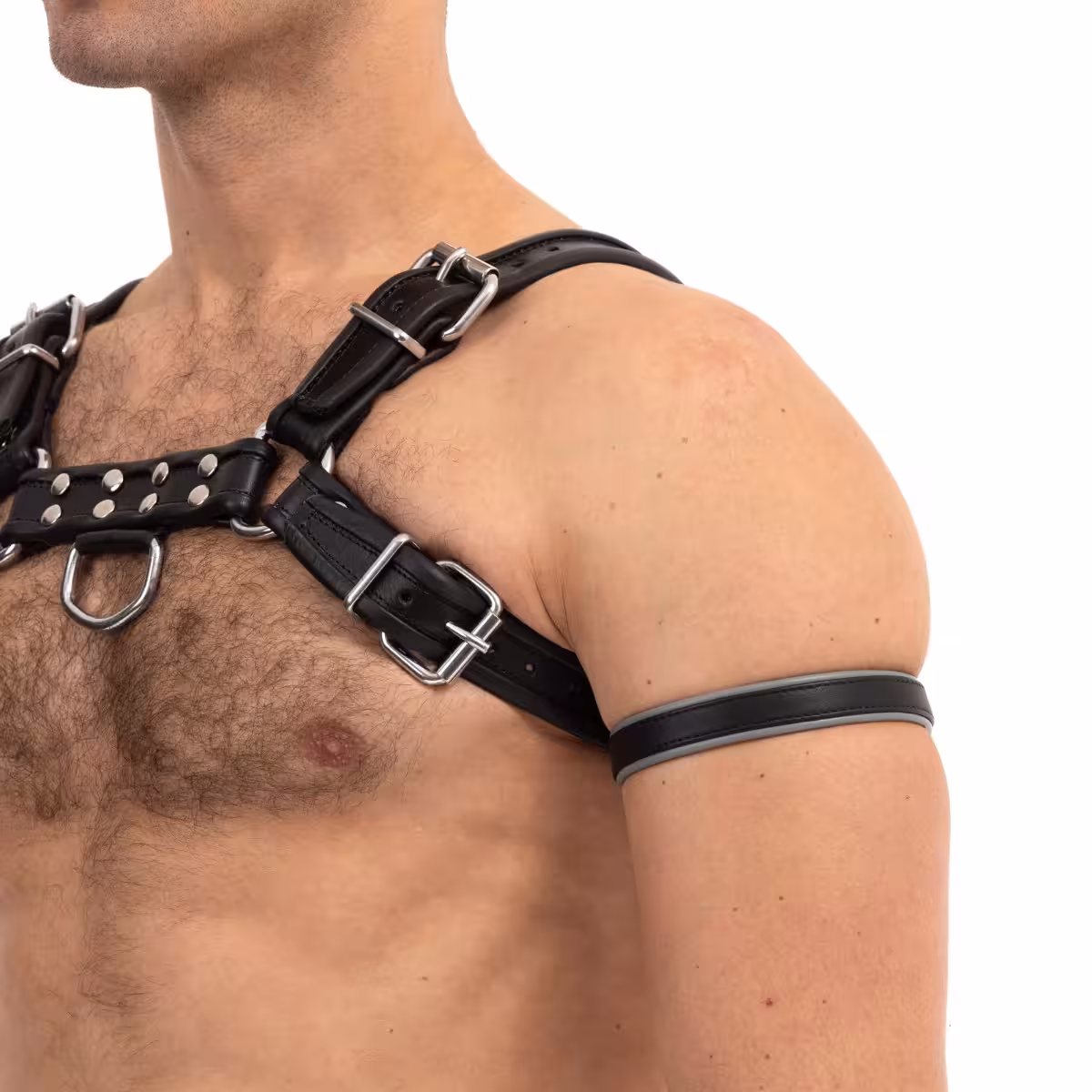 Prowler RED Bicep Band Grey