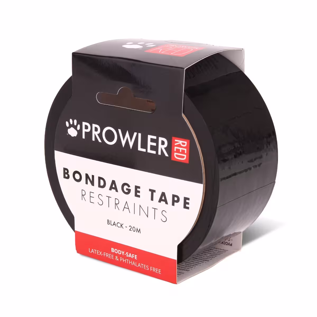 Prowler RED Bondage Tape Restraints Black 20m image 2