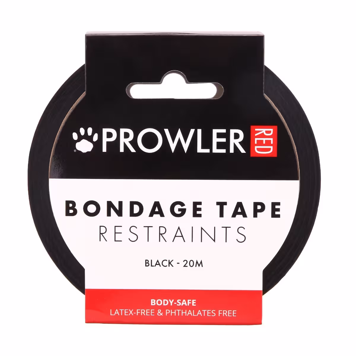 Prowler RED Bondage Tape Restraints Black 20m image 6